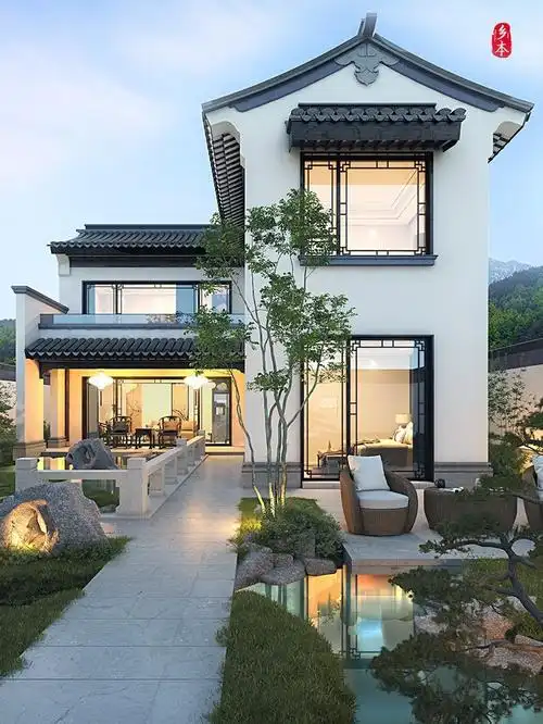 墅-2020款-中式合院 h-110-f3 【精装交付】 - 安徽乡本乡墅 三层别墅