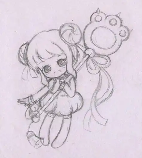 q版人物简笔画女孩图片动漫q版人物可爱萌萌女生简笔画女孩简笔画动漫