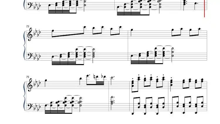 notation pad 传说之下 决心鱼 安黛因 钢琴谱 battle against a true