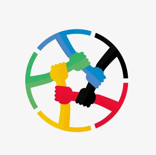 圆形团结图标免抠下载