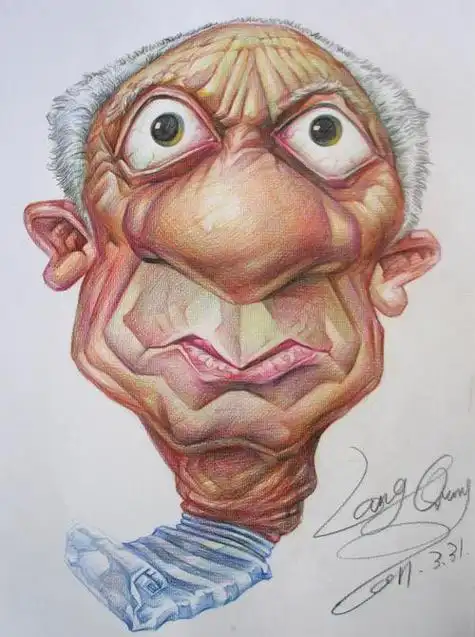 夸张漫画人物肖像画 夸张漫画人物肖像画教程