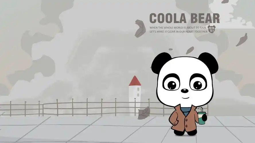 可爱卡通酷拉熊高清桌面壁纸