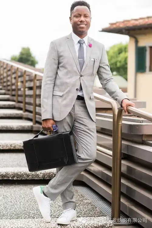 2016春夏男装周街拍——西装魅力