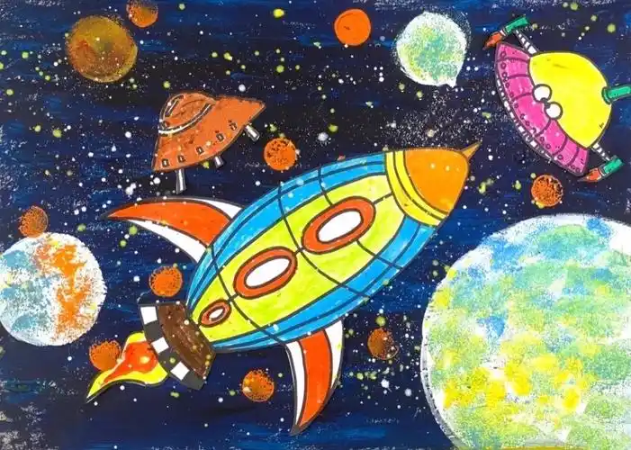 儿童美术教程——6-7岁 写美篇第三,"夸张法",指幼儿在绘画中不自觉地