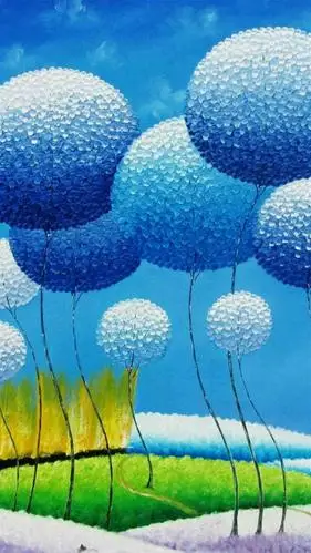 蓝色系夏天锁屏背景,高清图片,手机锁屏桌面-壁纸族