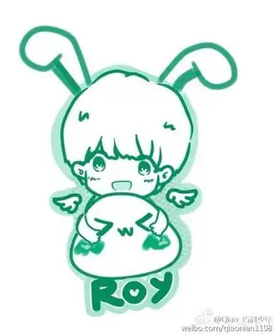 王源粉丝小汤圆简笔画