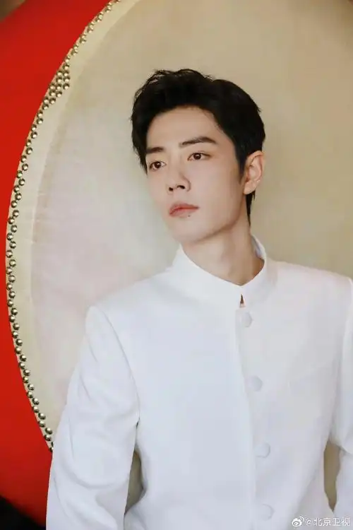 肖战白衣中山装丰神如玉