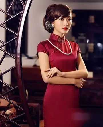 新娘旗袍发型图片大全(12款中国新娘旗袍发型)(3)