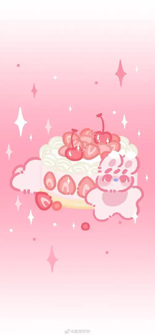 壁纸 好喜欢这种可爱的壁纸!