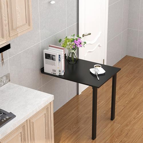 壁画式折叠桌餐桌小户型家用简约操作台伸缩隐形壁挂墙上桌吧台桌