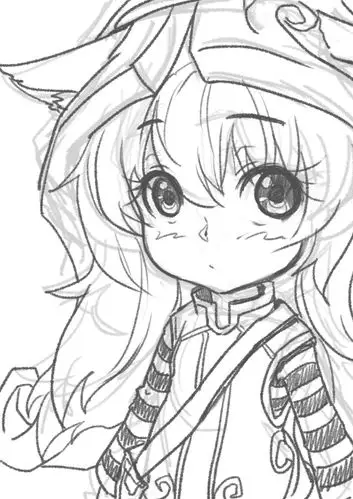 谁有这张露露手绘的原图