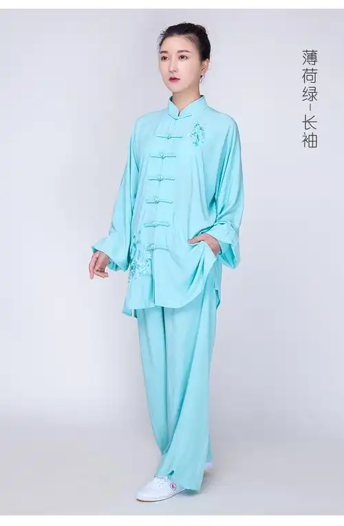 2022新款洋气时尚夏季亚麻棉麻服装太极拳练功服薄短粉色开衫长袖xs