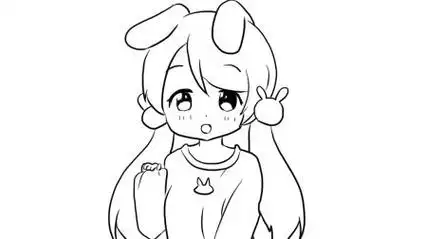 简笔画小女生简笔画小女孩教程