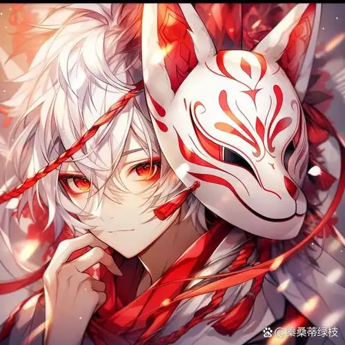 狐狸面具男生头像