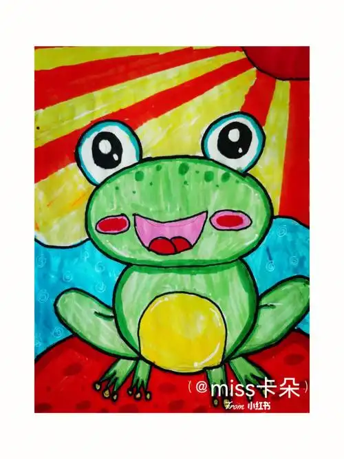 创意美术儿童画  #马克笔儿童画  #儿童创意美术  #零基础学画画