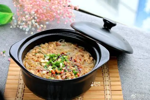 肉沫粉丝煲