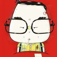 戴眼镜的卡通男孩_微信头像图片大全