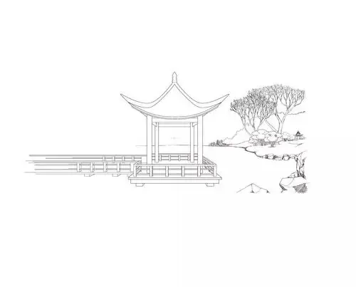 中式古建筑临摹素材新人基础场景练习的好素材