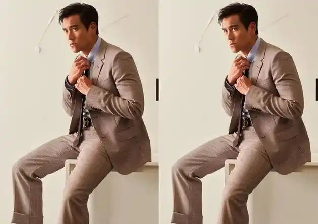 彭于晏的西装造型有多绝深色西装配上背头发型沉稳内敛有涵养