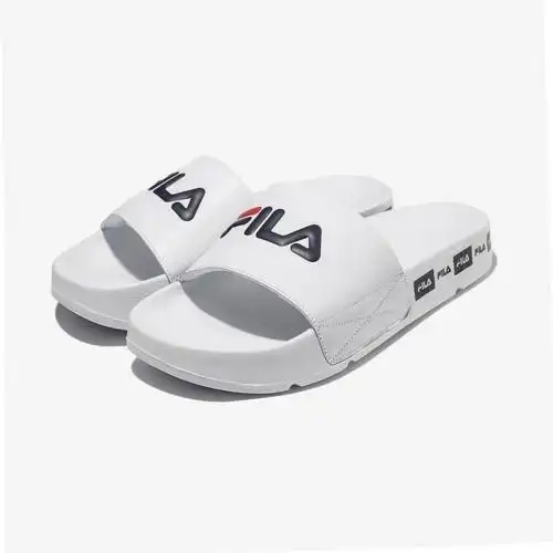 斐乐fila斐乐一字拖鞋休闲拖鞋男女同款韩国直邮1sm01591浅灰色