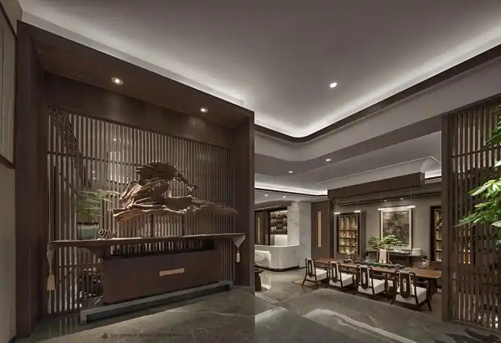 佳易设计深圳繁华一隅的中式会所随苑