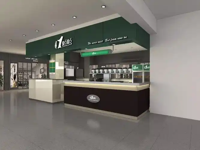 奶茶连锁店si设计 浅析一点点奶茶店面设计