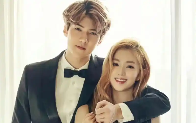 【裴珠泫×吴世勋】颜霸cp早期合体拍摄的杂志,帅哥美女太养眼啊.