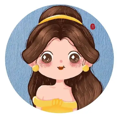 q版迪士尼公主头像来喽