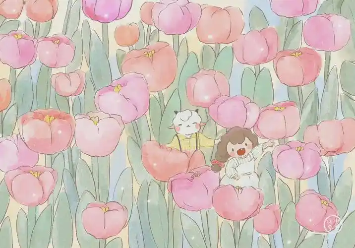 治愈系插画ipad壁纸锁屏 ​​​_ipad_壁纸_插画