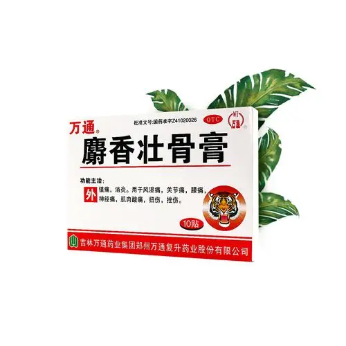 万通 麝香壮骨膏 10贴 消肿止痛跌打损伤