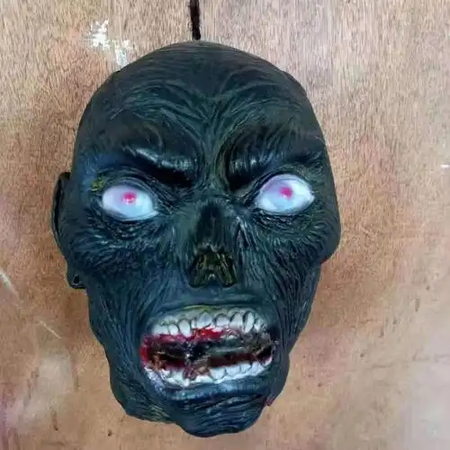 密室逃脱道具万圣节人头断头男女鬼屋密室逃脱恐怖摆件道具装饰酒吧