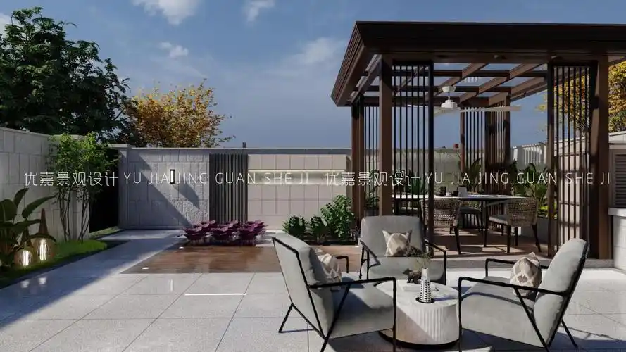 私家庭院花境效果图(庭院花园怎么设计)