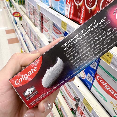 一口大白牙泰国高露热感美白牙膏清洁牙龈牙齿男女成人微笑神器