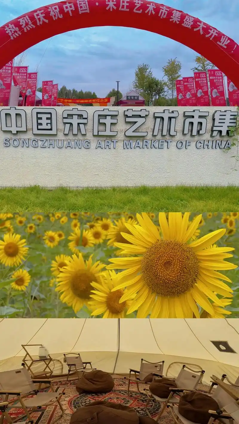中国宋庄艺术市集正式开业啦!包括 - 抖音