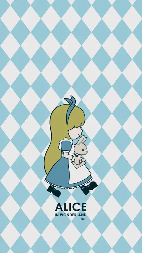 爱丽丝梦游仙境 line 换不完的手机壁纸.. - 堆糖,美图壁纸兴趣社区
