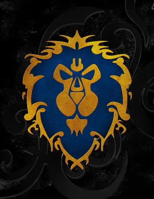 这个背景图片,魔兽世界联盟的,谁有,要高清的