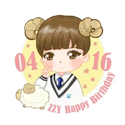 张真源# #张真源0416生日快乐# 生贺图pa. 来自源雪royuki - 微博