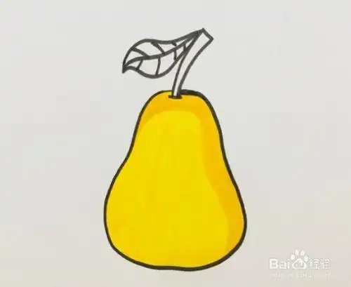梨的简笔画怎么画