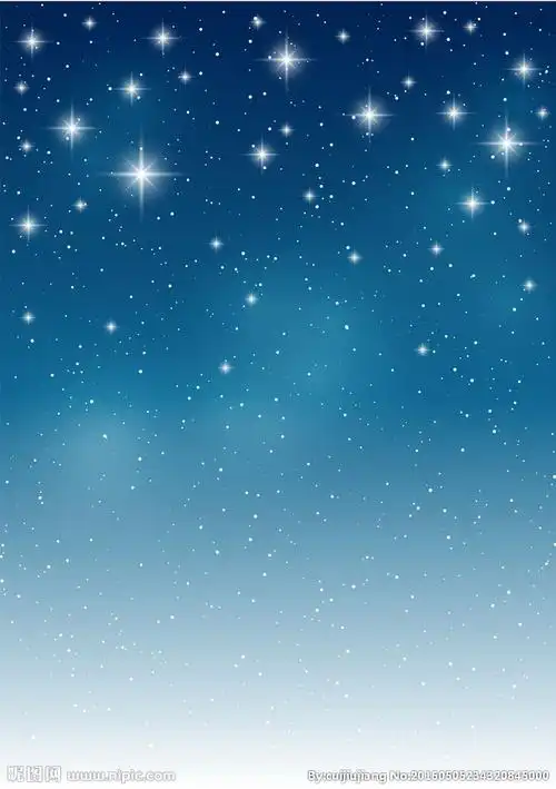 蓝色星空图片