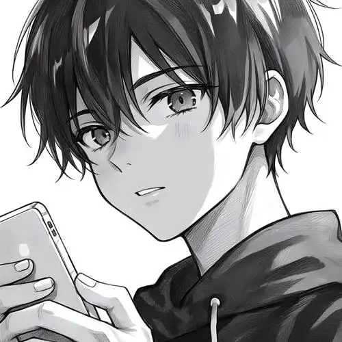 男生拿手机头像📱