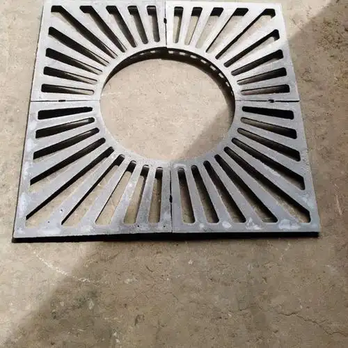 铸铁树篦子 球墨铸铁树穴盖板 铸铁护树板 树篦子加工定制