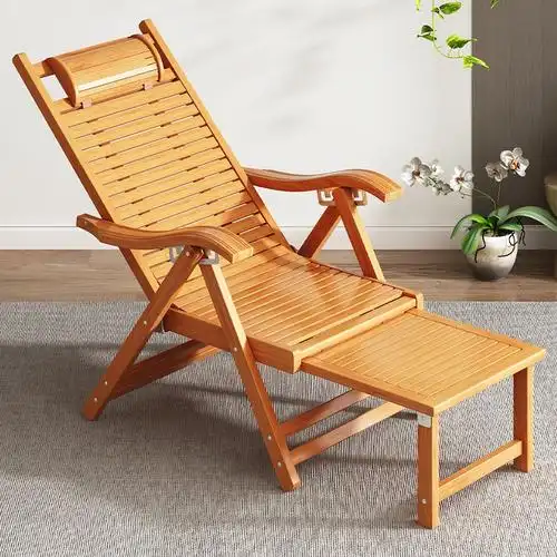 永爵老式靠背逍遥折叠躺椅