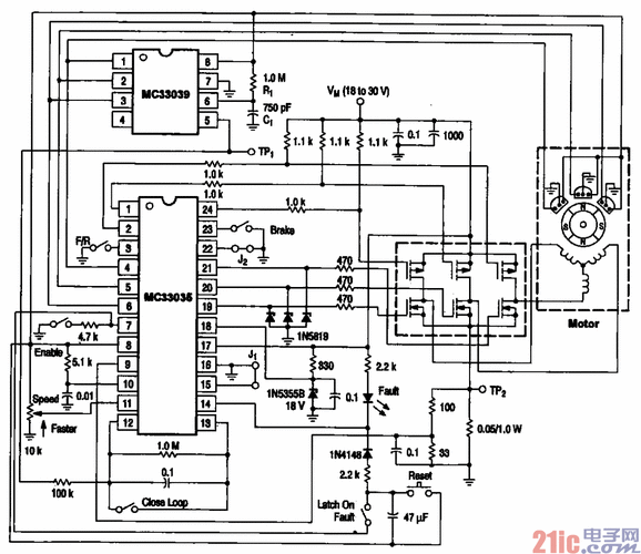 直流无刷电动机控制电路