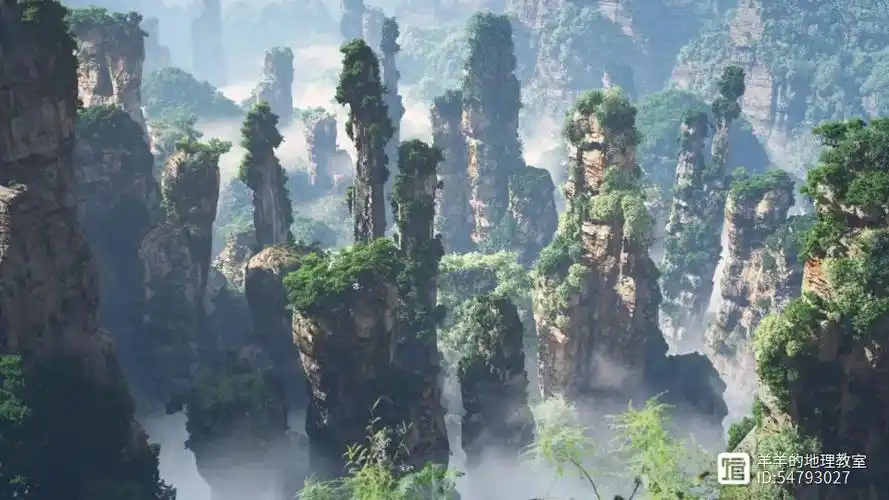 作为世界自然遗产,张家界世界地质公园以其独特的石英砂岩峰林地貌