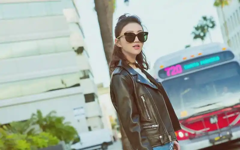 美女明星景甜街拍,高清图片,电脑桌面-壁纸族