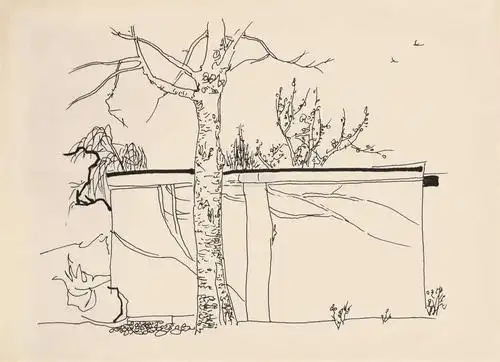 吴冠中风筝不断线纸本