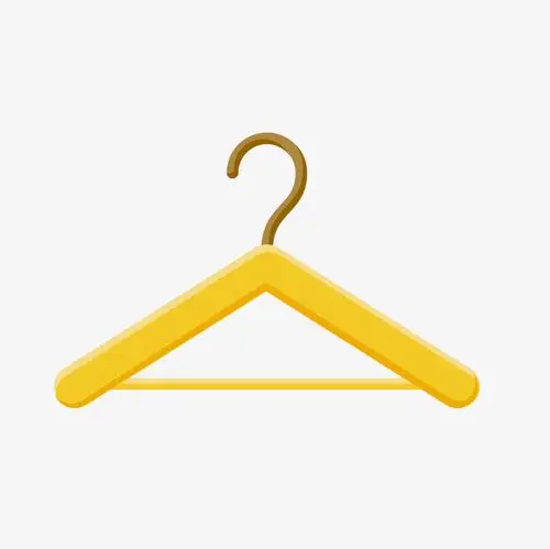 卡通黄色衣架
