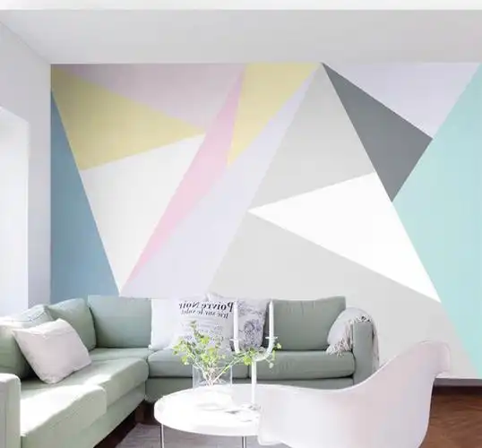 几何图形褪下枯燥的标签在家装里华丽转身