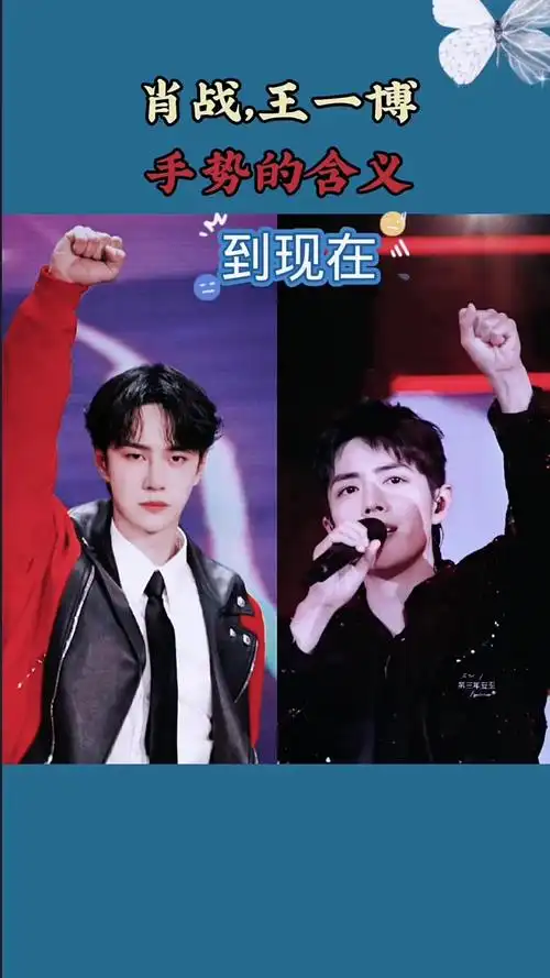 带你看世界明星王一博肖战冲鸭