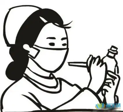 绘画步骤打针的护士简笔画简笔画│活泼的小护士2女护士简笔画怎么画?